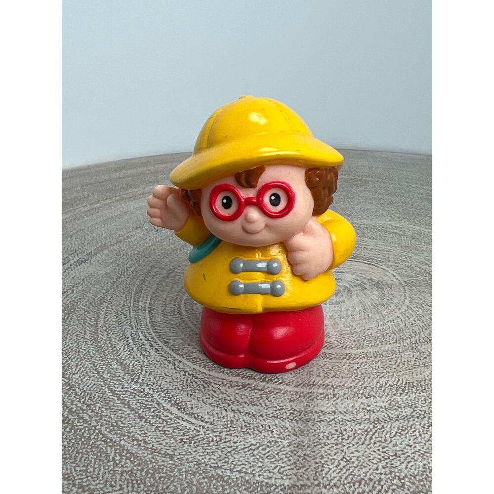 Fisher-Price Little People Maggie Raincoat Waving 1997